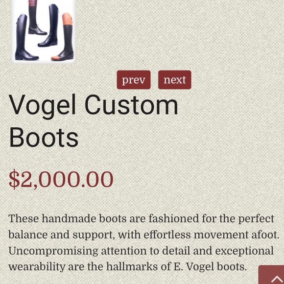 CUSTOM VOGEL BOWERY DRESS BOOTS BROWN CALFSKIN fully Lined Zippers Olympic Tops - Picture 16 of 16